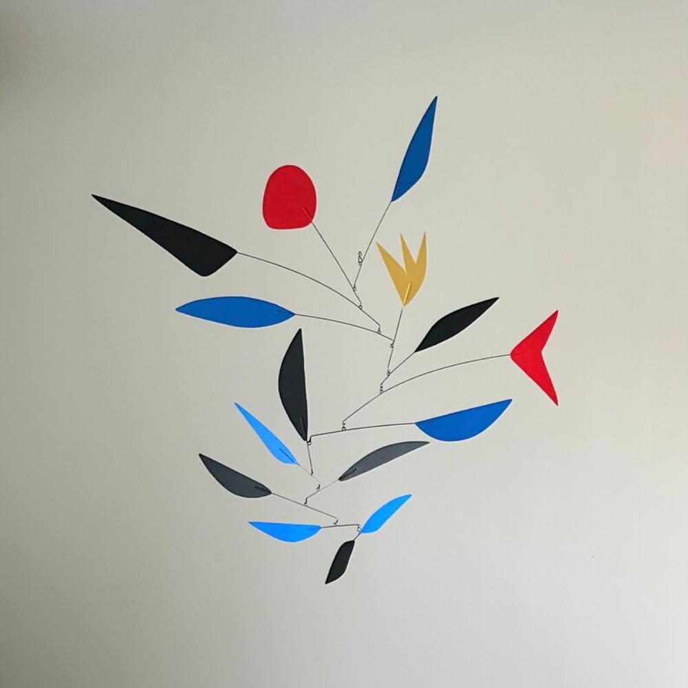 Metal Kinetic Hanging Mobile Sculpture 36x365