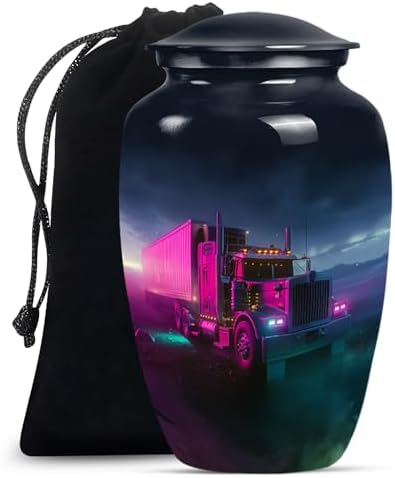 Elegant 10inch Truck Cremation Urn for Ashes