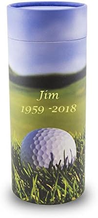 Golf Paper Biodegradable Urn - Large Capacity