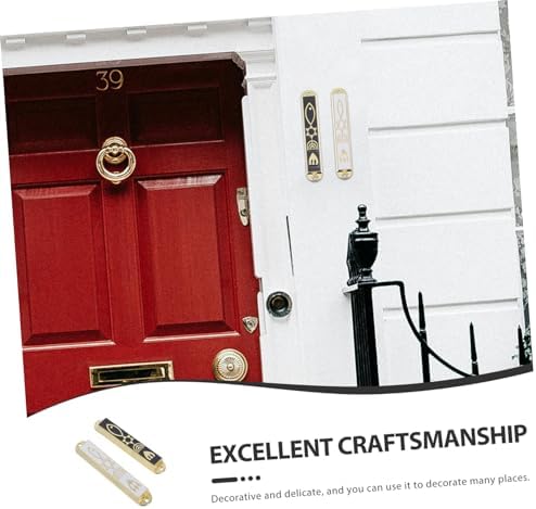 Ciieeo 2pc Door Mezuzah Case Decor
