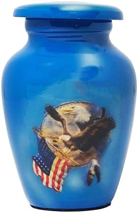 Handcrafted Memorial Urn with Secure Lid