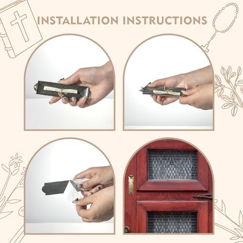 CAMATET Mezuzah Scroll with Metal Case 2 Pcs