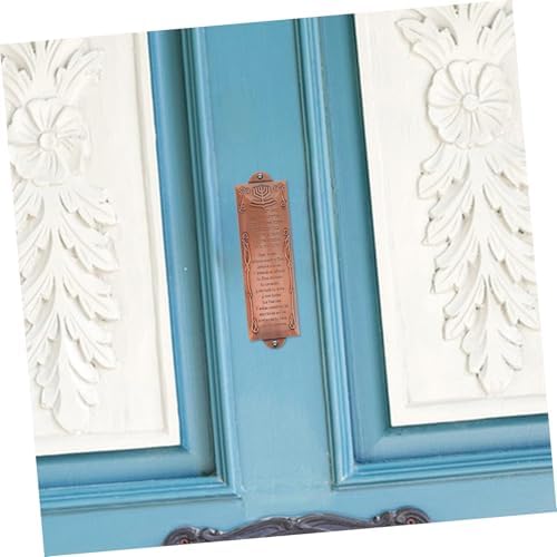 Alipis Spanish Mezuzah Case with Metal Blessing
