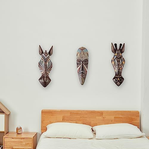 OTARTU African Animal Giraffe Wall Sculpture