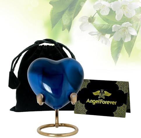 Heart Urn for Human Ashes - Mini Keepsake Cremation Urn