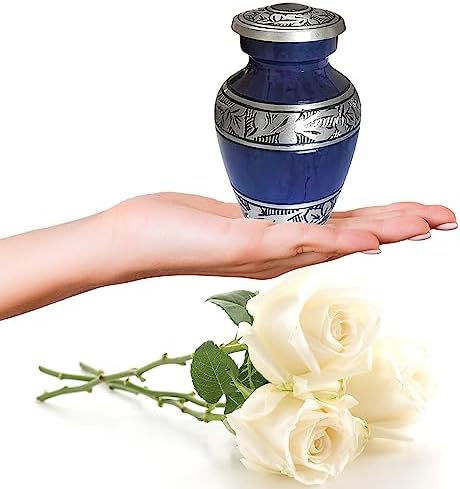 4 Pcs Purple Mini Cremation Urns for Human Ashes