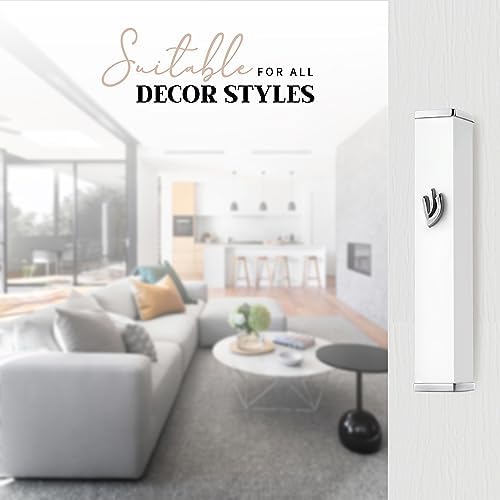 SURI Modern Mezuzah with Adhesive for Easy Install
