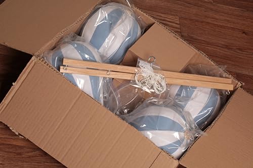 Hot Air Balloon Airplane Baby Blue Ceiling Mobile