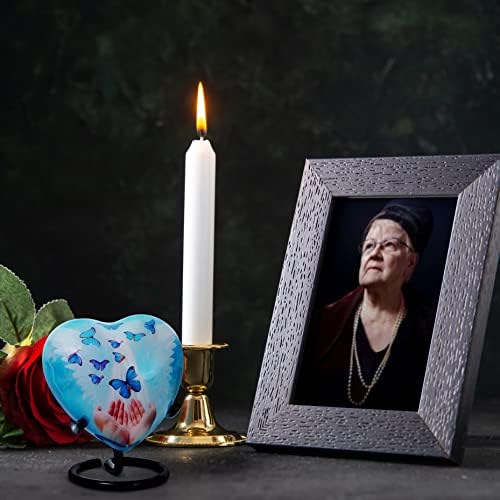 Heart Shaped Butterfly Urn for Human Ashes - Elegant and Durable