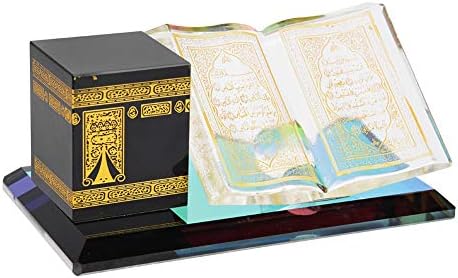 AYNEFY Muslim Crystal Kaaba Model for Desk Decoration