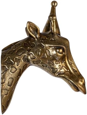 Creative Co Op Cast Aluminum Giraffe Wall Sculpture