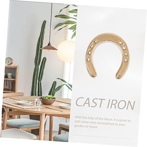 IMIKEYA Gold Horseshoe Wall Sculpture
