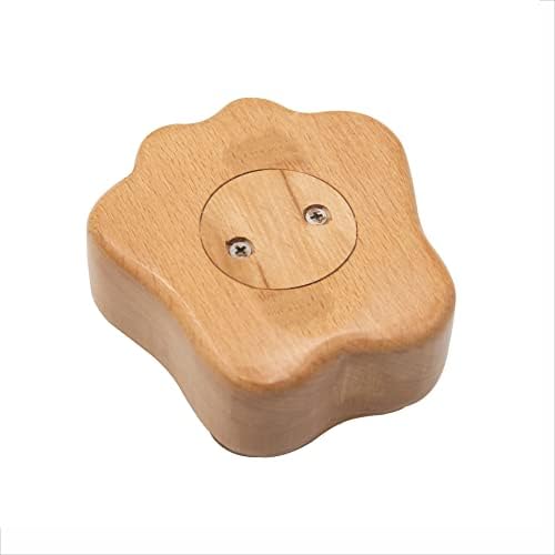 Pet Cremation Urn Paw Shape Wooden Keepsake Small