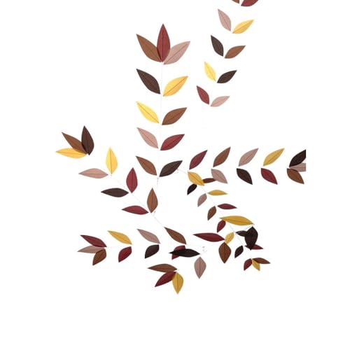 Gold and Russet Hues Autumn Leaves Mobile