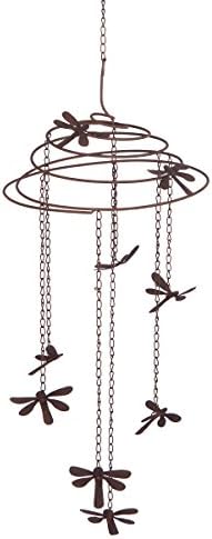 Foreside Slinky Dragonfly Mobile Silver