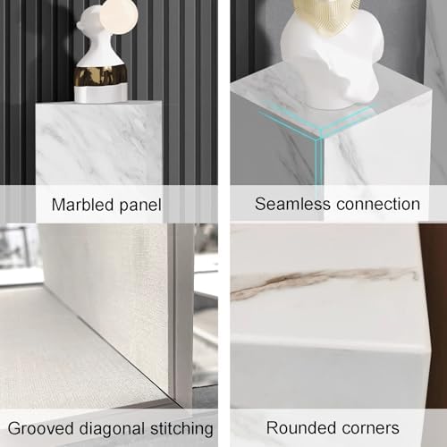 Pedestal Stand Cube Display Risers for Weddings Parties Black 30x30x60cm