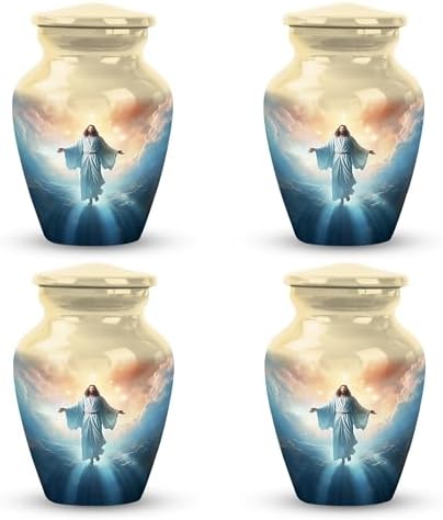Miniature Urns for Ashes Keepsakes - Pack of 4