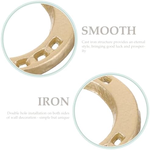WOFASHPURET Cast Iron Horseshoe Wall Decor