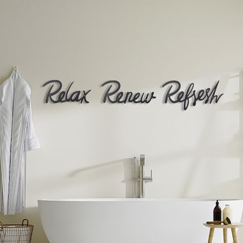 OyeFly 3 Piece Bathroom Decor Metal Signs