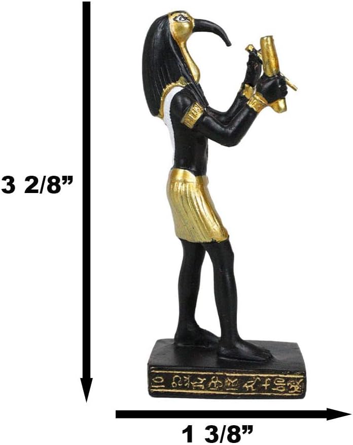 Ebros Gift Thoth God Miniature Figurine Egyptian Deity