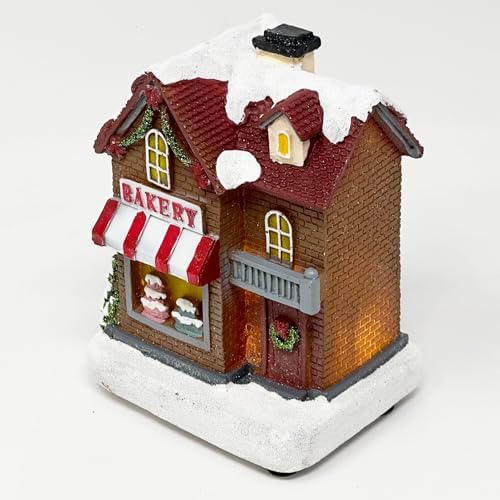 Allgala Mini Christmas Village House Figurine