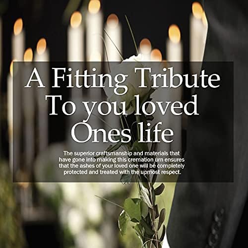 LETUSTO Cremation Urn with American Flag for Veteran Ashes