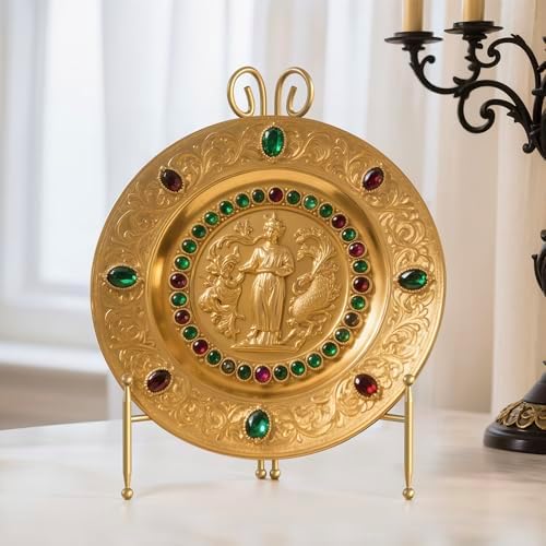Foldable Metal Plate Stand for Home Decor