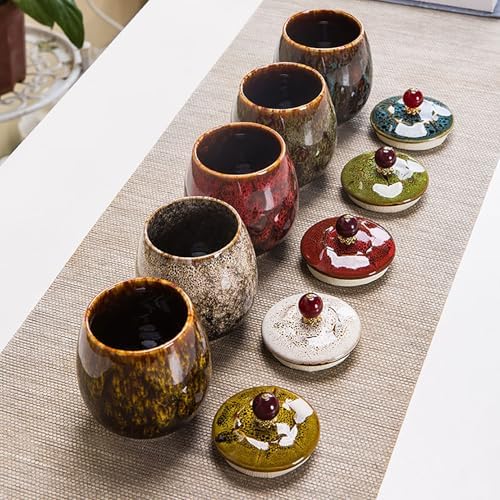 Small Ceramic Urn for Human Female Cremation Blue