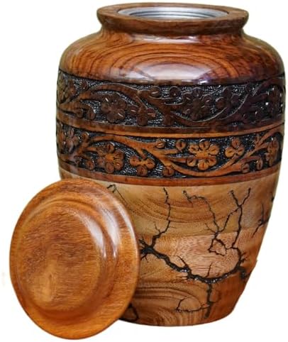 Generic Best Urn for Human Ashes Large Wooden Urn