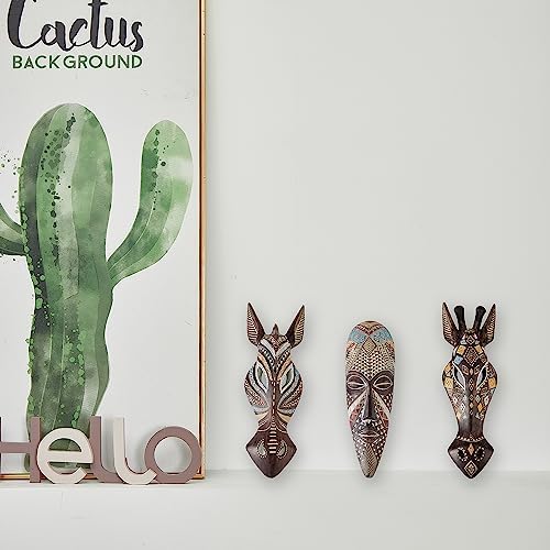 OTARTU African Animal Giraffe Wall Sculpture