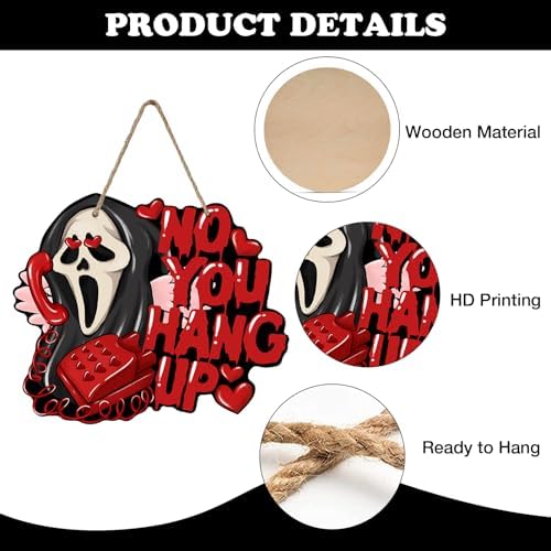 Bolisom Halloween Horror Grim Reaper Door Sign