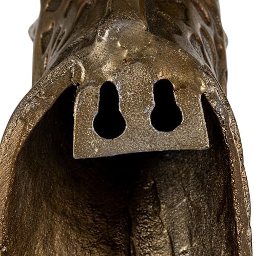 Creative Co Op Cast Aluminum Giraffe Wall Sculpture
