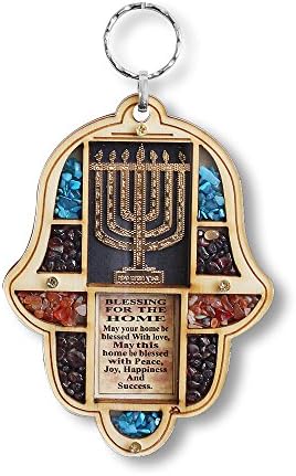 My Daily Styles Jewish Hamsa Menorah Wall Decor