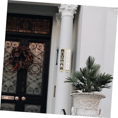 Ciieeo 2pc Door Mezuzah Case Decor