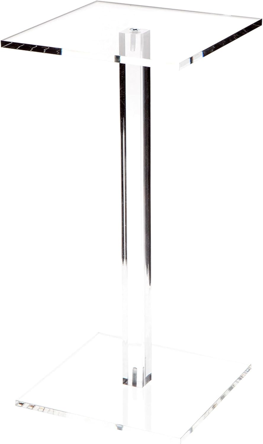 Plymor Clear Acrylic Square Riser Display Stand