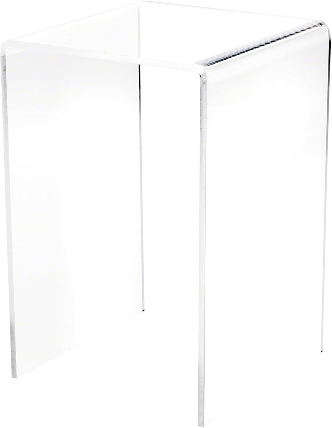 Plymor Clear Acrylic Vertical Square Display Riser