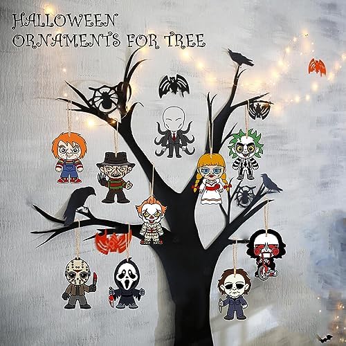 Horror Movies Tree Ornaments Pack of 10