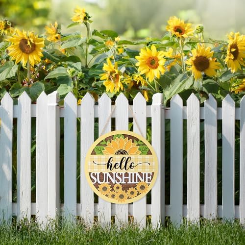 CHDITB 3D Hello Sunshine Front Door Wreath