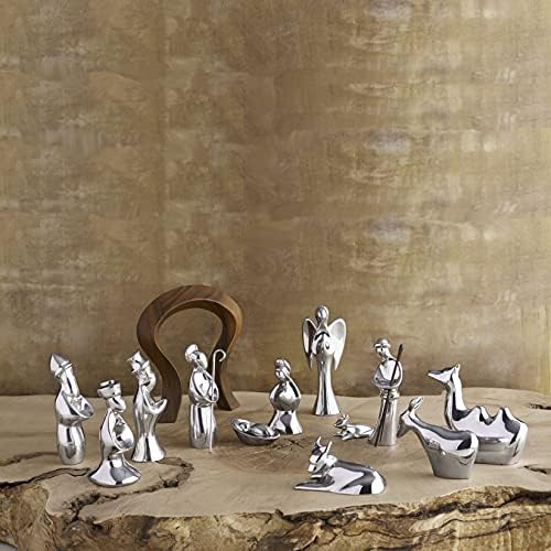 Nambe Three Wise Men Nativity Figurine Set