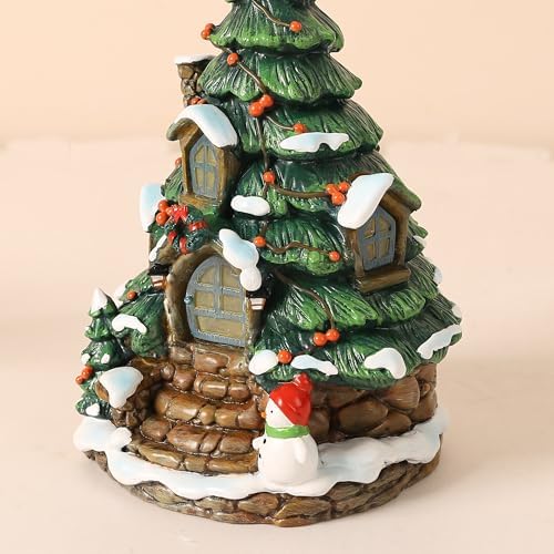 YAVENDLE Christmas Village House with Warm Lights
