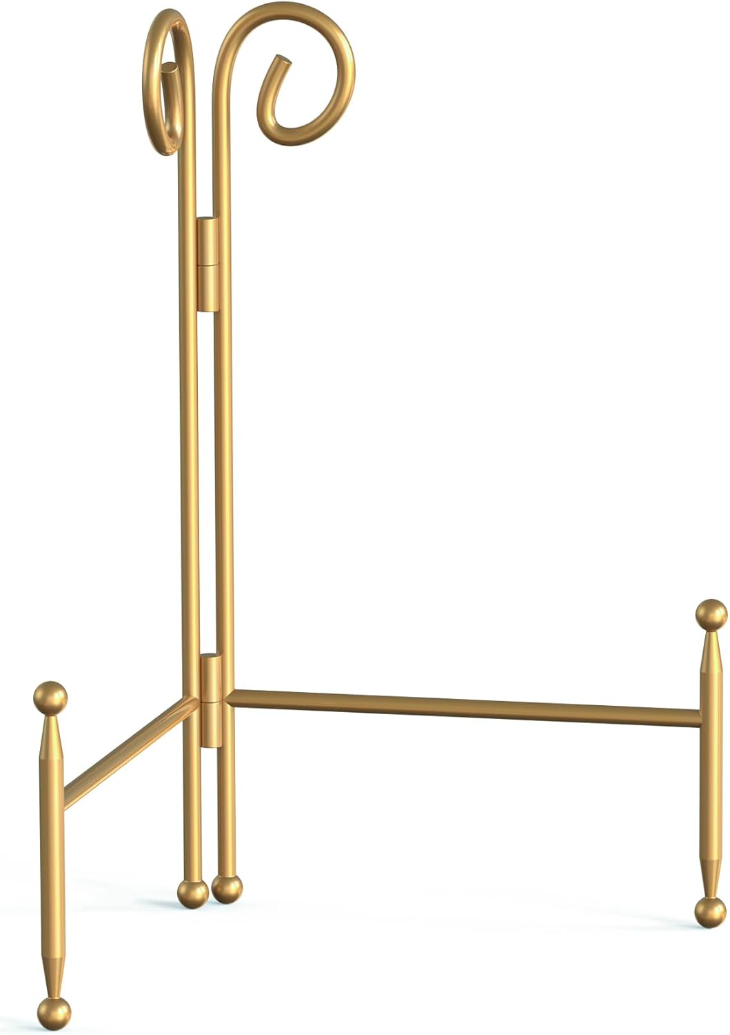 Foldable Metal Plate Stand for Home Decor