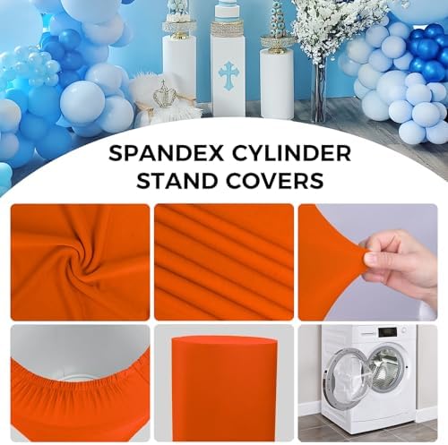 Babenest Cylinder Pedestal Covers Set of 3 Spandex Elastic Decor