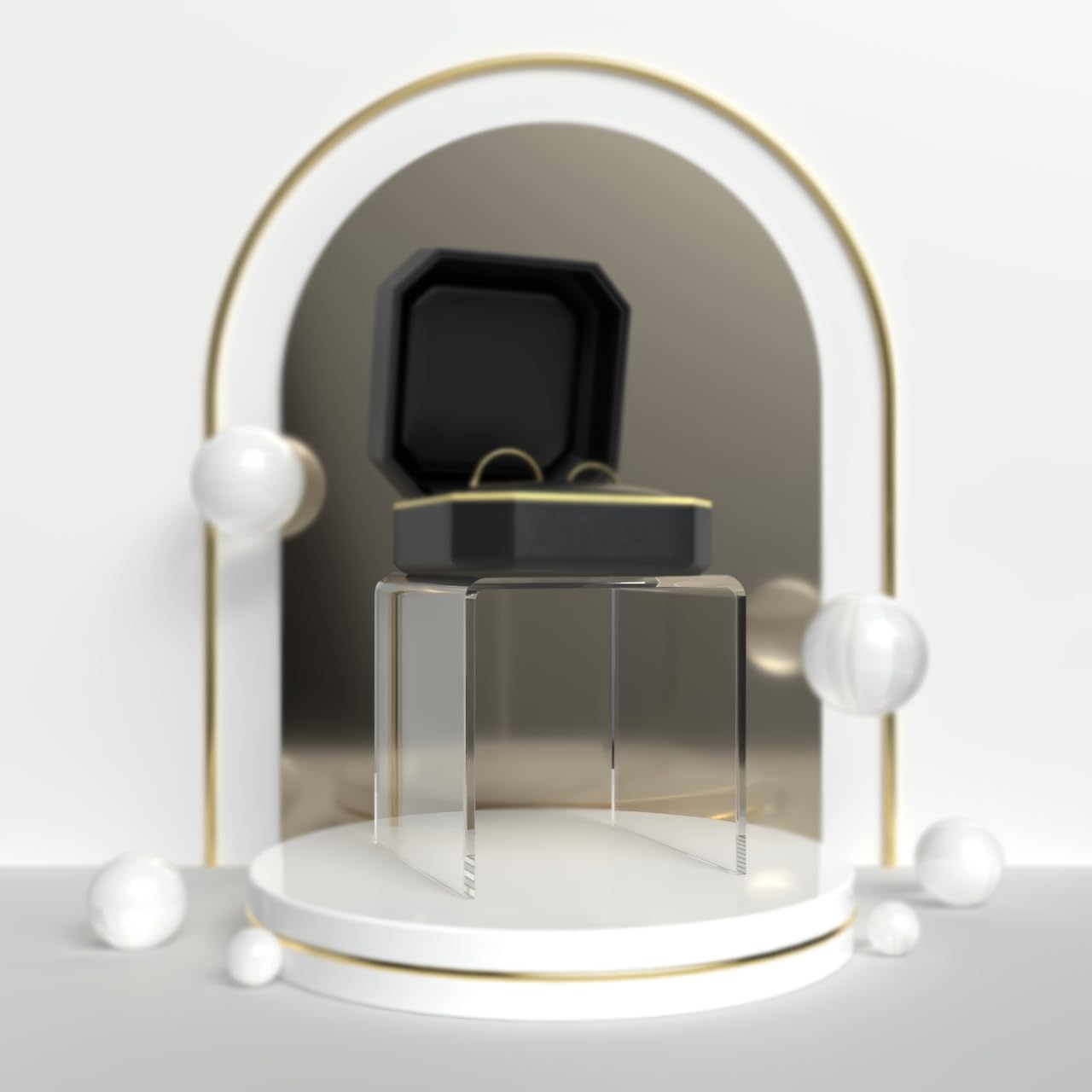 Marketing Holders 4 Pack Acrylic Riser Display Stand