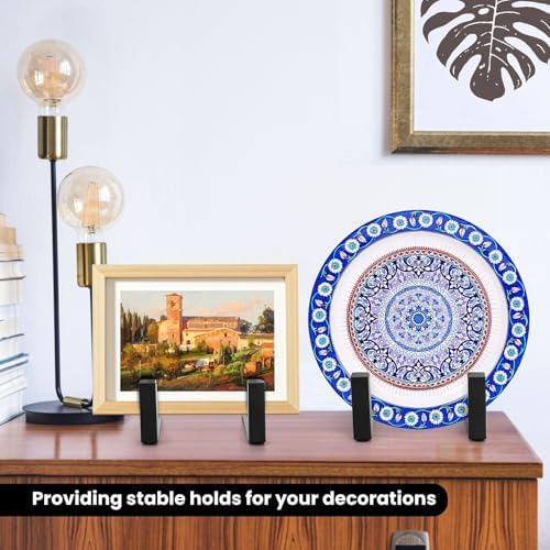 2 Pack Large Plate Stands 8 Inch Tall Easels for Display