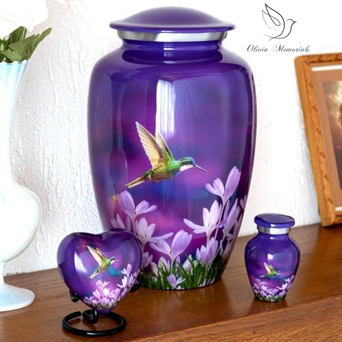 Olivia Memorials Hummingbird Urn for Ashes