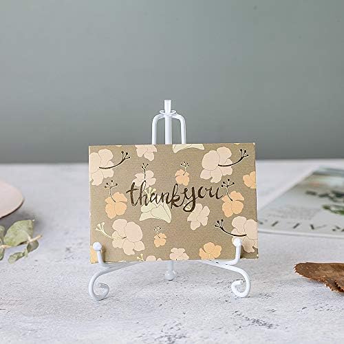 Artliving 4 Inch White Metal Easel Stand 2 Pack