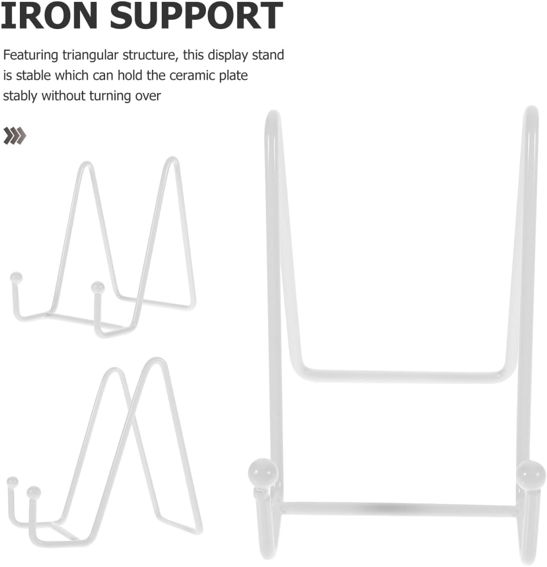 PRETYZOOM Plate Holder Easel Display Stand for Tabletop Display