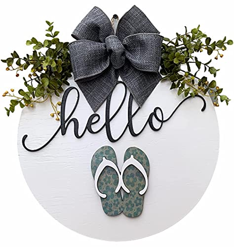 Fall Door Wreath Hanger with Season Changer