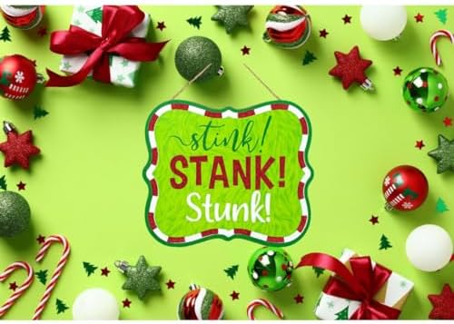 Craig Bachman Stink Stank Stunk 105 Inch Wooden Sign Door Hanger