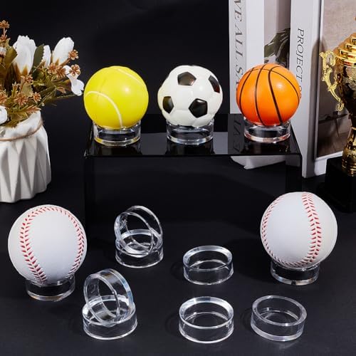 GORGECRAFT 12Pcs Clear Acrylic Risers Display Stands